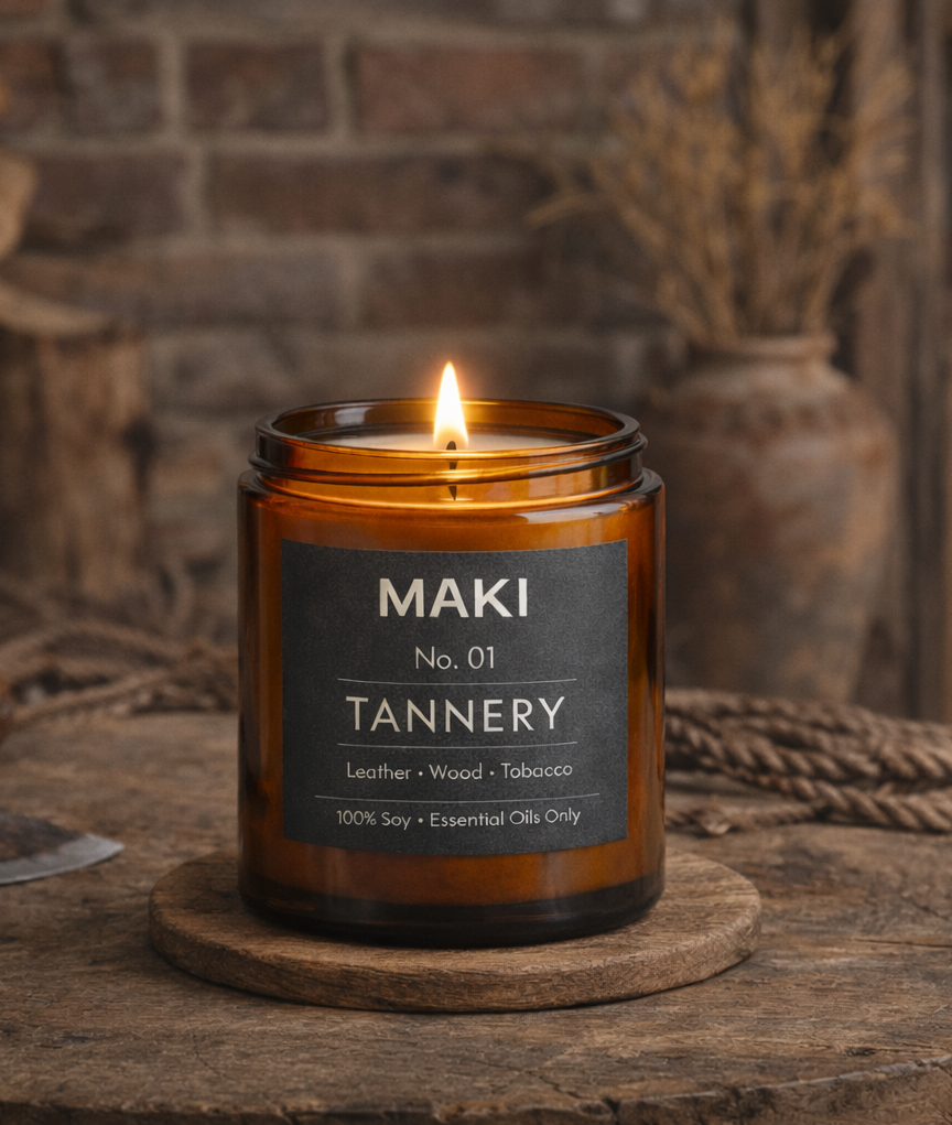 Soy Candle No. 01 - TANNERY