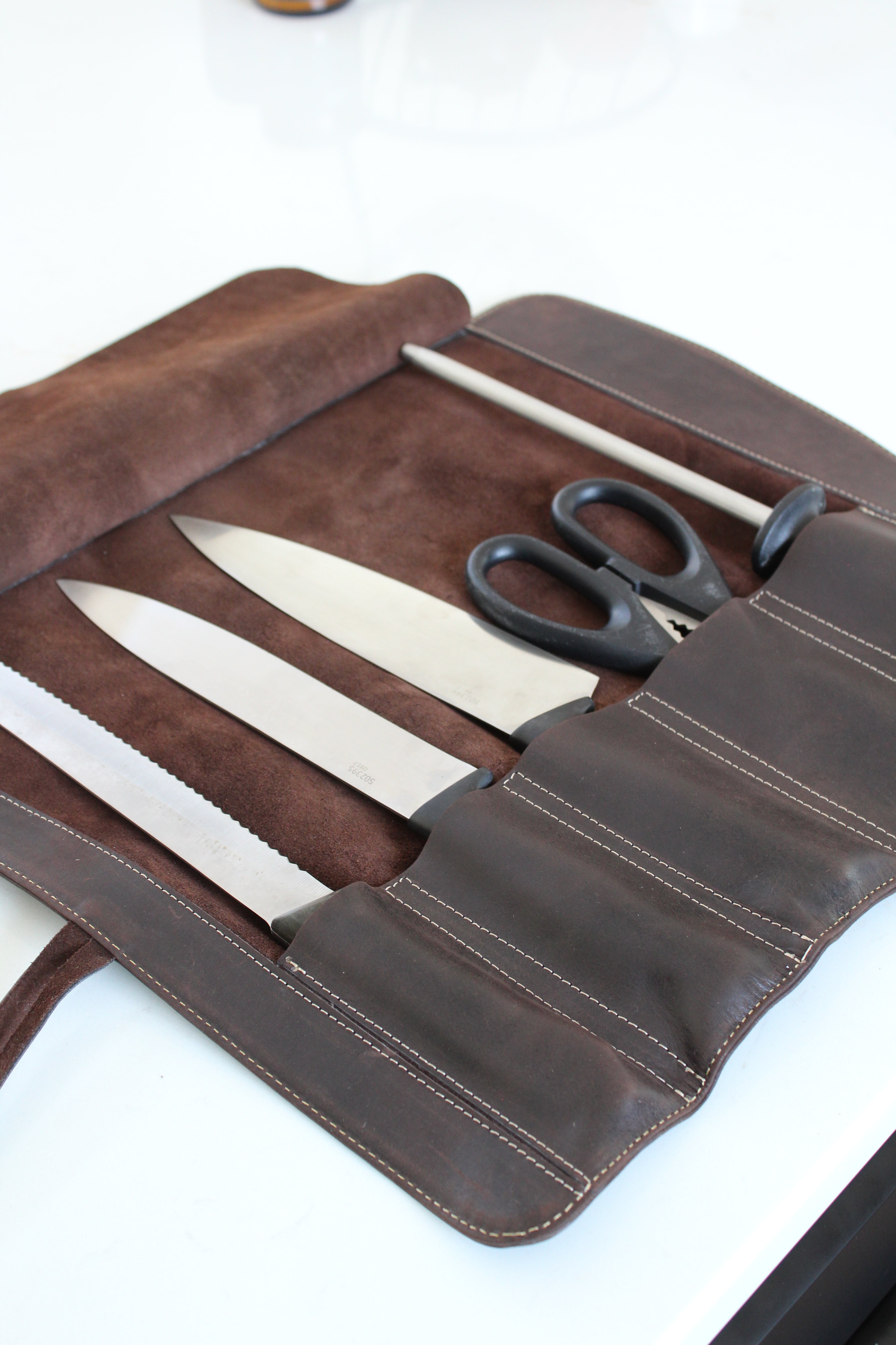 Leather Knife Roll