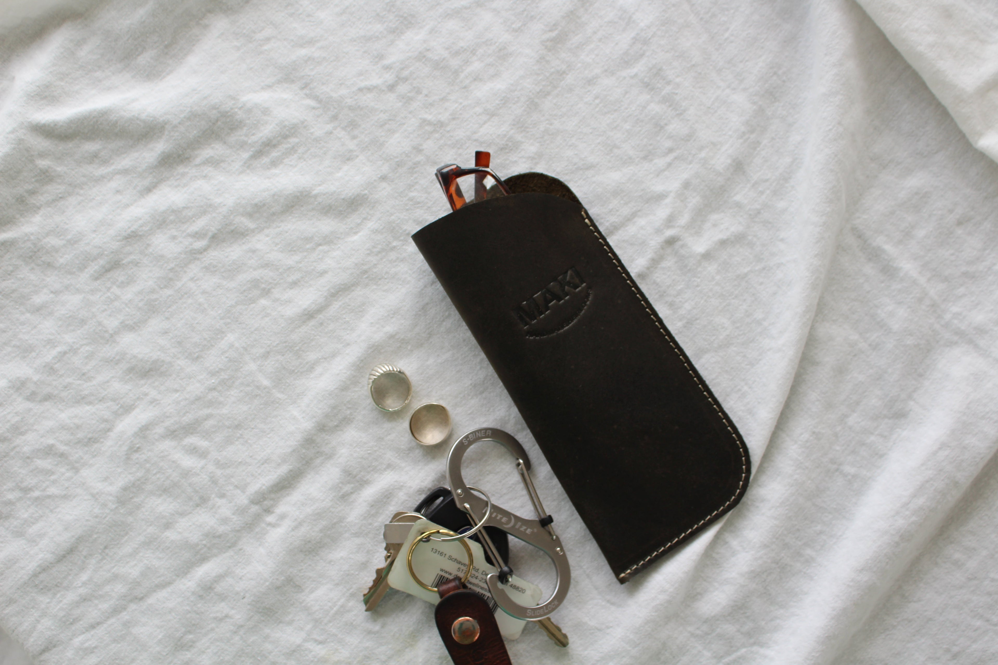Leather Eyewear Protective Sleeve