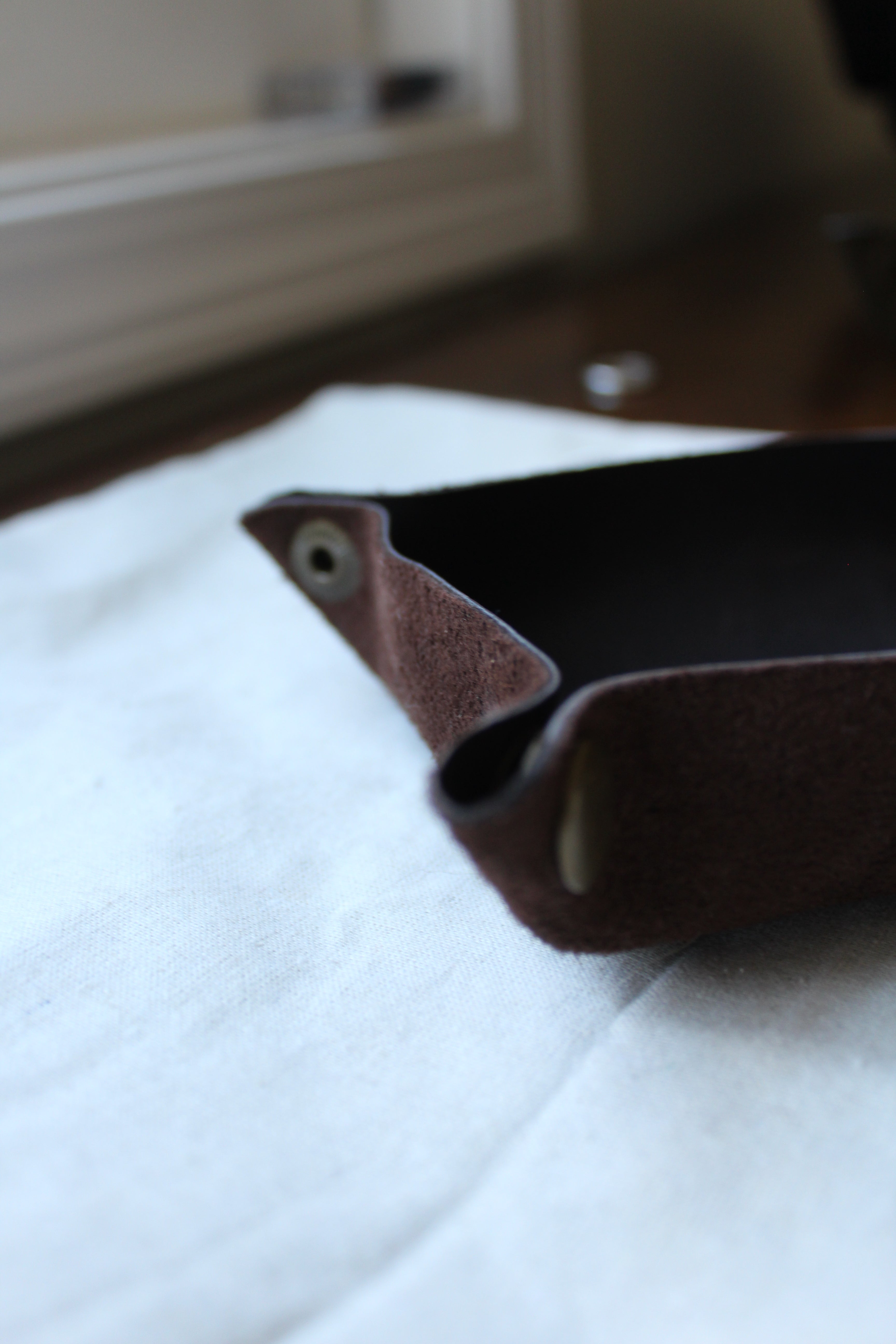 Handmade Leather Accessory Tray