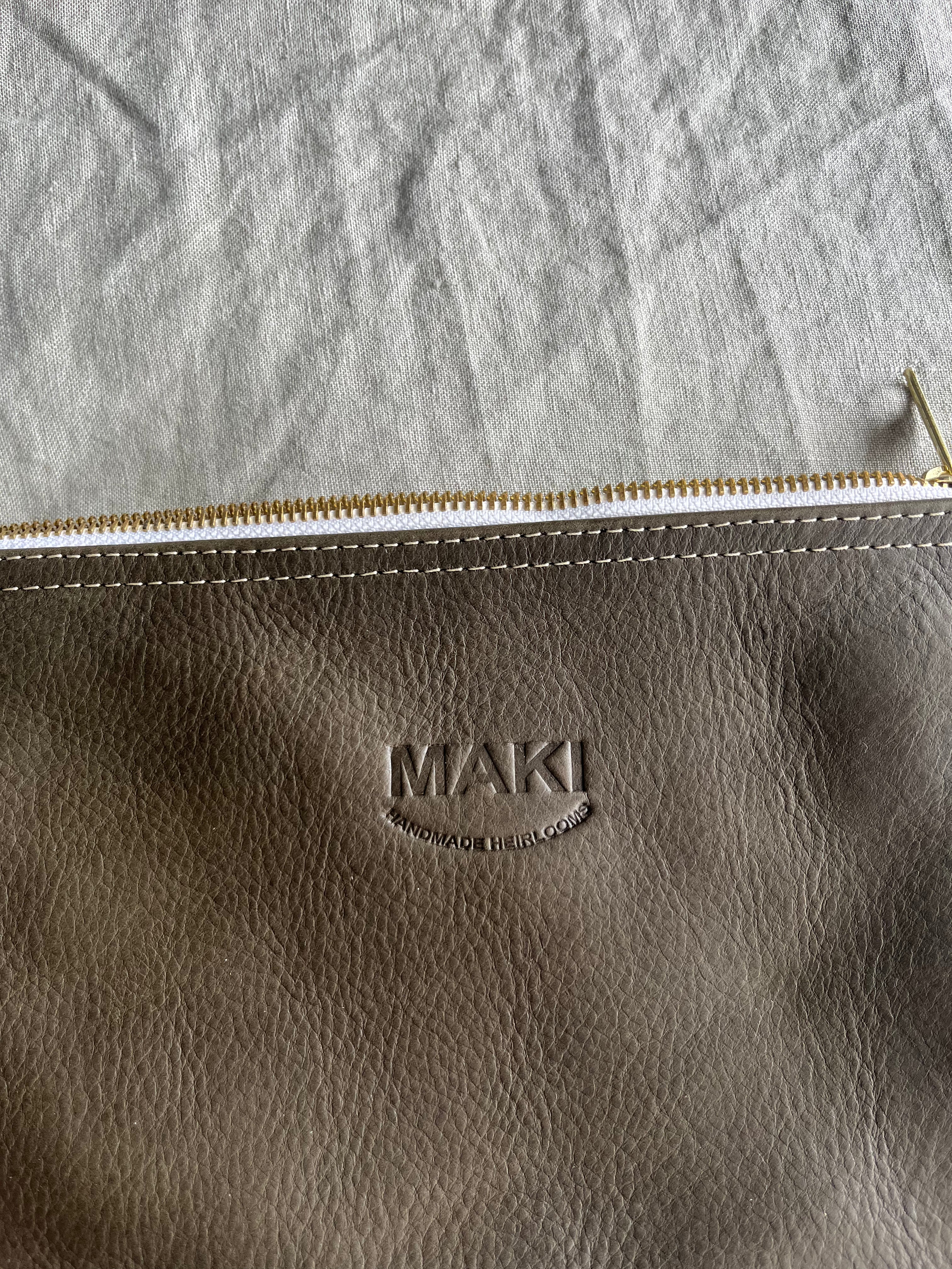 Everyday Pouch | Leather Zip Pouch